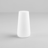 HUPIT STÍNÍTKO Stínítko pro nástěnné svítidlo, materiál sklo, povrch bílá, E27/ES, rozměry h=177mm, d=93mm, POUZE STÍNÍTKO BEZ ZÁKLADNY
