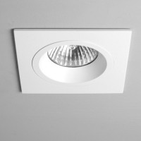 BINTONIT čtverec 50W GU10 Stropní podhledové svítidlo čtvercové, ANO/NE výklopné +-20°, materiál hliník, povrch bílá, broušený, pro žárovku 50W, GU10/GU5,3, 230V/12V, IP20, tř.1/tř.3, rozměry dle typu