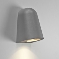 MAST LIGHT Nástěnné venkovní svítidllo, materiál kov, povrch šedostříbrná, černá, mosaz antická, bílá, pro žárovku 35W, GU10, 230V, IP65, tř.1, rozměry 135x85x85mm, svítí dolů