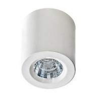 NANO Stropní, přisazené, bodové svítidlo, těleso hliník, povrch bílá/černá, LED 5W, 420lm, teplá 3000K, 230V, IP20, rozměry: d=56mm, h=62mm.