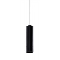 JESPO HL 15W, 3F Závěsné svítidlo do napájecí 3F lišty, základna kov, povrch černá/bílá, LED 15W, 750lm, teplá 3000K, 230V, IP20, tř.1, rozměry d=55mm, h=200mm, vč závěs kabelu l=1600mm, lze zkrátit.