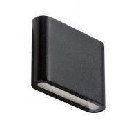 SCUNTHE 6W/10W, IP54 Nástěnné venkovní svítidlo, materiál hliník, povrch černá antracit/bílá/černá, LED 6W/350lm, 10W/500lm, teplá 3000K, IP54, rozměry dle typu, svítí nahoru/dolů.