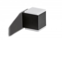 AESO 12W IP54 Nástěnné venkovní svítidlo, materiál kov, povrch tmavě šedá, dif plast opál, LED 12W, 1000lm, teplá 3000K, IP54, rozměry 90x110x110mm, svítí nahoru/dolů.