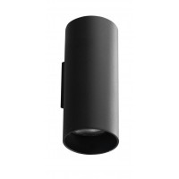 CENO R 2x50W, GU10 Nástěnné svítidlo, těleso kov, povrch bílá/černá/mosaz, pro žárovku 2x50W, GU10, 230V, IP20, rozměry d=65mm, h=155mm, svítí nahoru/dolů.