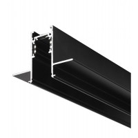 AVIDUS SN TRACK MG I, 48V Vestavná lišta pro magnetický systém, materiál hliník, povrch černá/bílá, jednofázová, 48V, rozměry dle typu, vč. dvou koncovek.