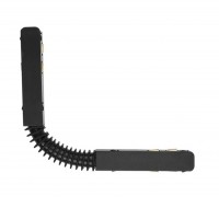 AYLO Flex con 48V Vkládací, flexibilní spojovací konektor pro napájení magnetického systému osvětlení, materiál kov a plast, černý/bílý, 48V, IP20,  rozměry 226x17x19mm.