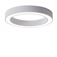 BARCHA PL 30W Stropní, přisazené svítidlo, těleso hliník, povrch černá/bílá/zlatá broušená, dif plast opál, LED 30W, 1500lm, teplá 3000K, 230V, IP20, rozměry d=400mm, h=85mm.