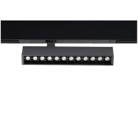 BESTY 9W, CCT-BT, 230V Buňkové svítidlo, do magnetického systému, nast. směr svícení, kov, černá, LED 9W, 1010lm, smart TUYA Bluetooth stmívatelné, CCT nastav. teplota teplá 3000K-denní 6000K, vyzař. úhel 24°, 230V, IP20, rozměry 220x150x25mm.