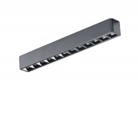 BORRA TR 12W/18W/24W, 48V Buňkové svítidlo, do magnetického systému, těleso kov, povrch černá, LED 12W/18W/24W, teplá 3000K/neutrální 4000K, vyzař. úhel 24°, 48V, IP20, rozměry dle typu.