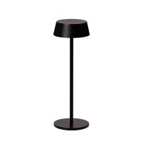 SONEGO TL 2W, IP54 USB na baterie Stolní venkovní lampa, těleso hliník, povrch bílá, černá, měděná, difuzor plast opál, LED 2W, 130lm, teplá 3000K, 230V/5V na baterie nabíjení USB, IP54, rozměry d=110mm, h=385mm.