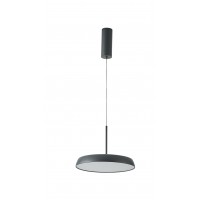 LOTRIX HL 12W Závěsné svítidlo, základna hliník, povrch černá/bílá/béžová, difuzor sklo opál, LED 12W, 960lm, teplá 3000K, 230V, IP20, rozměry d=150mm, vč. závěs kabelu l=2000mm, lze zkrátit