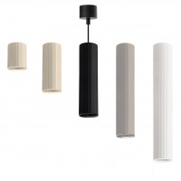 REKOM BASE S 10W GU10 Závěs svítidla, základna kov, černá, nebo bílá, pro žárovku 1x10W, GU10ES50, 230V, IP20, d=57mm, h=1600mm, krycí váleček SAMOSTATNĚ