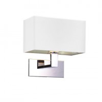 MARTIS 1x60W, E27 Nástěnné svítidlo, základna kov, povrch chrom, stínítko barva dle typu, pro žárovku 1x60W, E27, 230V, IP20, rozměry: d=280mm, l=265mm, stínítko l=160mm, h=180mm