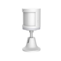 PIR SP11, smart Tuya ZigBee PIR - Senzor pohybu pro osvětlení, nastavitelný sklon 90°, bílý, záběr 120°, dosah až 5m, smart Tuya ZigBee, baterie CR2032 3V, IP20, rozměry 34x34x84mm