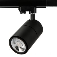 CLIMB TRACK LED 10W VÝPRODEJ Bodové svítidlo, těleso hliník, povrch bílá, LED 10W, 1000lm, vyzař 36°, teplá 3000K, Ra80+, 230V, IP20, d=70mm, l=130mm, 3F adaptér Nordic Aluminium