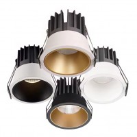 SP-XN LED 7W, 15W, 24W Podhledové bodové svítidlo, těleso hliník, povrch čená, bílá, zlatá mat,  LED 7W, 15W, 24W, teplá 3000K, neutrální 4000K, Ra80, dle typu stmívání TRIAC, 230V, IP20