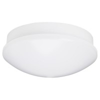 FAKIR Stropní svítidlo, s HF senzorem pohybu, záběr 150°, dosah cca 8m, čas10s-10min, základna kov, bílá, difuzor plast opál, LED 1x12W, teplá 3000K, 800lm, 230V, IP20, tř.1, d=300mm, h=130mm