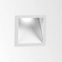 HELI 1 SCREEN LED Vestavné svítidlo do stěny, těleso hliník, barva rámečku bílá, nebo šedá, LED 1W, teplá bílá 3000K, nebo neutrální bílá 4000K, 350mA, IP20, 81x81x62mm, montážní box samostatně, svítí dolů