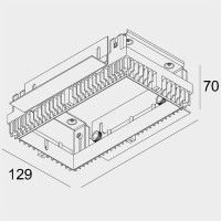  Montážní kit pro instalaci vestavného bezrámečkového svítidla do SDK