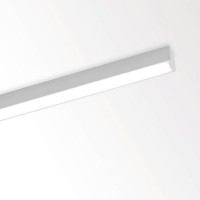 FEMTOLINE 25F Přisazený hliníkový profil, pro LED pásek povrch elox šedosříbrná, černá, bílá, vč difuzoru plexi mat, š=25mm, v=30mm, lze dodat maximální délku profilu v celku až 6m, cena za 1 metr