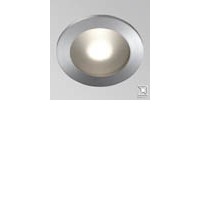 C-MAX Vestavné stropní svítidlo kruhové, těleso hliník, povrch elox šedostříbrná, nebo bílá, sklo opál mat pro žárovku 50W, Gx5,3 MR16, 12V, IP20 , d=95mm