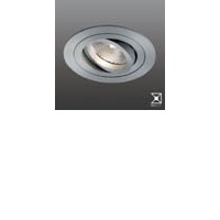 CIRCLE S Stropní, vestavné, bodové svítidlo výklopné +-30°m těleso hliník, povrch elox šedostříbrná, nebo bílá, pro žárovku 50W, Gx5,3 (Gu5,3), 12V, IP20, , d=89mm