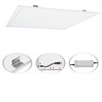 ANCORO LED 45W, UGR<19 Ra90 Stropní, podhledové, svítidlo, těleso hliník, bílá, difuzor plast, LED panel 45W, 4600lm, neutrální 4000K, UGR<19, vyzař.úhel 140°, Ra90, 230V, IP20, tř.2, rozměry 595x595x9mm.
