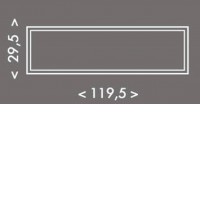MR07 - Rám pro LED panel 120x30 Rám, pro stropní montáž LED panelů, materiál hliník, povrch bílá, rozměr rámu 300x1200x50mm, DIY šroubovací, rozložený