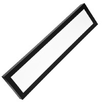 RESY LED 18W, 36W Stropní přisazené svítidlo, tvar obdélník, těleso kov, povrch bílá, nebo černá, difuzor plast opál, LED 18W, 36W, neutrální 4100K, 230V, IP20