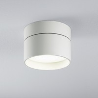 ENTO 2 Svítidlo přisazené, těleso hliník, barva bílá, difuzor opál mat, 1x15W LED, teplá 3000K, Ra80, 230V, d=150mm, h=105mm