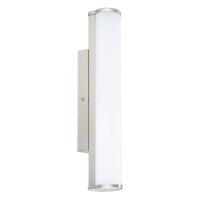 CALNOVA Stropní svítidlo, těleso nerez, povrch nikl mat, difuzor sklo satin bílé, LED 8W/16W/24W, neutrální bílá 4000K, 230V, IP44, tř,1, rozměry dle typu svítidla