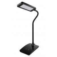 JURO TL 6W CCT Stolní lampa, nastav. směr svícení, těleso plast a kov, černá/bílá, difuzor plast opál, LED 6W, 480lm, dotyk CCT přepín teplota teplá 3000K-6000K, dotyk stmívání, Ra80, 230V, IP20, rozměry 170x105x350mm.