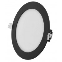 PLAM BI 12W, 18W TRIAC CCT Stropní podhledové svítidlo, základna hliník, povrch černá/broušený nikl, difuzor plast opál, LED 12,5W/1000lm, 18W/1500lm, přepín. CCT teplota teplá 3000K-neutrální 4000K, stmív. TRIAC, Ra80, 230V, IP20, rozměry dle typu.