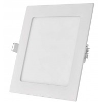 PLAM BI SQ 12W, 18W, 24W TRIAC Stropní podhledové svítidlo, základna hliník, povrch bílá, difuzor plast opál, LED 12,5W/1000lm, 18W/1500lm, 24W/2000lm, teplá 3000K/neutrální 4000K, stmív. TRIAC, Ra80, 230V, IP20, rozměry dle typu.