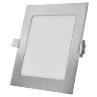 PLAM BI SQ 12W, 18W TRIAC CCT Stropní podhledové svítidlo, základna hliník, povrch černá/broušený nikl, difuzor plast opál, LED 12,5W/1000lm, 18W/1500lm, přepín. CCT teplota teplá 3000K-neutrální 4000K, stmív. TRIAC, Ra80, 230V, IP20, rozměry dle typu.