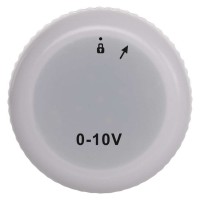 HB01 0-10V Převodník stmívání 0-10V, pro průmyslová svítidla, těleso plast a kov, rozměry 55×29 mm