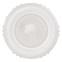 HB01 PIR senzor PIR - Pohybové čidlo pro průmyslové svítidlo, senzor pohybu pro osvětlení, těleso plast a kov, barva bílá, 230V,  rozměry d=55mm, h=40mm