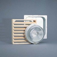 SAUNA 1, 1x60W, E27, ta=125°C, IP34 Svítidlo se zvýšenou tepelnou odolností max. ta=125°C do sauny, základna plast, sklo prismatické, pro žárovku 1x60W, E27, 230V, IP34, tř.2, 250x250x70mm +dřevěná mřížka,+box pro vestavění