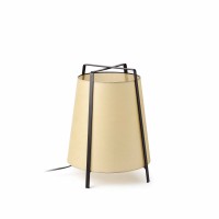 KIMONO 1X20W, E27 Dekorativní lampa, základno kov černá, stínítko papirus krémová, pro žárovku 1x20W, E27, nebo LED, 230V, IP20, rozměry dle typu svítidla d=280/485mm, l=350/595mm