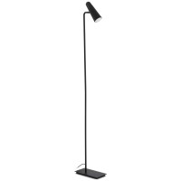 LAO-LED Stojací lampa, nastavitelný směr svícení, základna kov, těleso kov, difuzor plast mat, LED 1x4W, teplá 3000K, 400lm, 230V, IP20, tř.2. rozměry základna 50x80mm h=1120mm