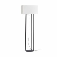 VESPER Stojací lampa, základna kov barva dle typu, stínítko textil béžová, pro žárovku 2x20W,E27, 230V, IP20, rozměry d=550mm, h=300mm, l=1350mm