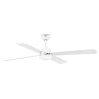 IBIZA Stropní ventilátor, základna kov-barva dle typu, 4 MDF dřevěné oboustranné lopatky dekor dle typu, 3 rychlosti 16W/29W/49W, 230V, IP20, Hz50, zpětný chod d=1320mm, l=330-mm, vč dálkového ovaladače