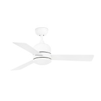 OBOE Stropní ventilátor, základna kov-barva bílá, 3 MDF dřevěné oboustranné lopatky dekor bílá-javor, 3 rychlosti 8W/22W/38W, 230V, IP20, Hz50, zpětný chod d=1050mm, l=360-mm, vč dálkového ovaladače
