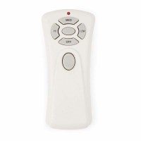  Dálkový ovladač pro stropní ventilátor, zapnutí/vypnutí ventilátoru, 3 stupně nastavení rychlosti ventilátoru, zapnutí/vypnutí osvětlení