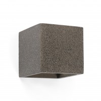 KAMEN Nástěnné svítidlo, základna beton, těleso beton, povrch béžová, nebo šedá, pro žárovku 1x6W, G9, 230V, IP20, tř.1. rozměry 150x150x150mm, svítí nahoru/dolů