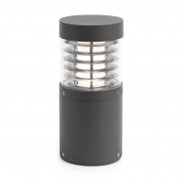 GOLA1 LED 1X15W Venkovní sloupkové svítídlo, základna hliník, barva tmavě šedá, difuzor sklo opál, mřížka hliník, LED 1x15W, 3000K, 500Lm, 230V, IP54, rozměry: dle typu