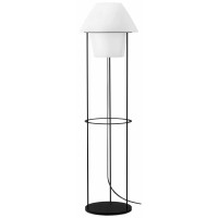 ESTRUCTURA VERSUS Základna pro lampu VERENIKA, těleso kov, povrch lak černá mat, rozměry d=410mm h=1530mm