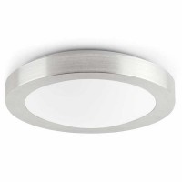LOGOS Stropní koupelnové svítidlo, materiál hliník, povrch šedá / bílá, stínítko polykarbonát opálový, pro úspornou žárovku 1x20W/2x20W/3x20W, E27, 230V, do koupelny IP44, rozměry dle typu svítidla.