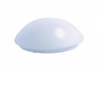 VACIO 16W/20W HF senzor Stropní přisazené svítidlo, s HF senzor pohybu, čas 10s-8minut, záběr 120°, soumrak 10-1000lx, základna kov, bílá, difuzor sklo opál, LED 16W/20W, teplá 2700K/neutrální 4000K, 230V, IP20