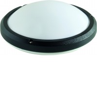 RHODOS 20W nouzové Stropní svítidlo, senzor pohybu HF dle typu, SA - pro běžné i nouzové svícení 2h, těleso plast bílá/černá/stříbrná, dif plast opál, LED 20W, teplá 2700K/neutrání 4000K, 230V, IP65, rozměry d=335mm, h=100mm.